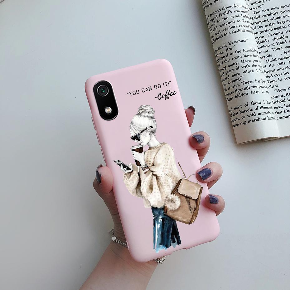 For Xiaomi Redmi 7A Case Daisy Sunflower Painted Soft Silicon Phone Back Cover Cases For Xiaomi Redmi 7A 7 A Redmi7A Case Fundas