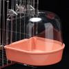 Hanging Bird Bath Box, Parakeet Shower Caged ,Parrot Bath Box Bird For Pet Brids For Canary, Budgerigar, Cockatiel,Parrots