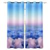 Красивые затемняющие шторы с изображением облаков и неба для детей, декор для дома, спальни, гостиной, высокие затемняющие шторы для окон