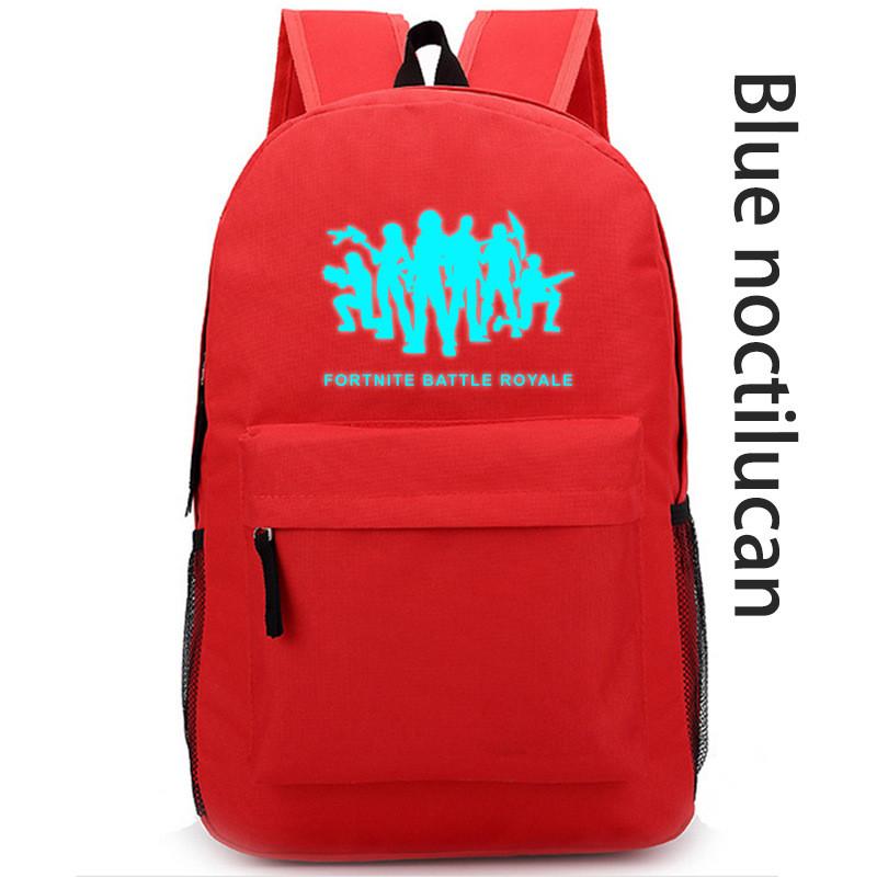 Fortnite Bag Luminous Game Youth Campus Fashion Trend Backpack For Unisex