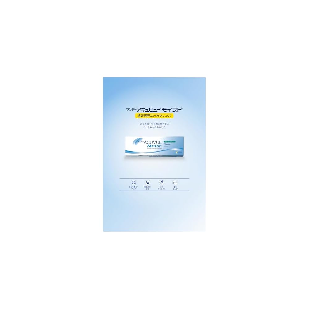 Однодневные мультифокальные контактные линзы Acuvue Moist [BC] 84 [PWR] -500 [Add Power] от +200 до +250 30 линз
