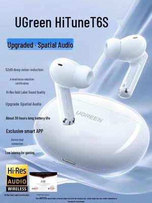 Полностью беспроводные наушники Ugreen HiTune T6s с активным шумоподавлением (ANC)