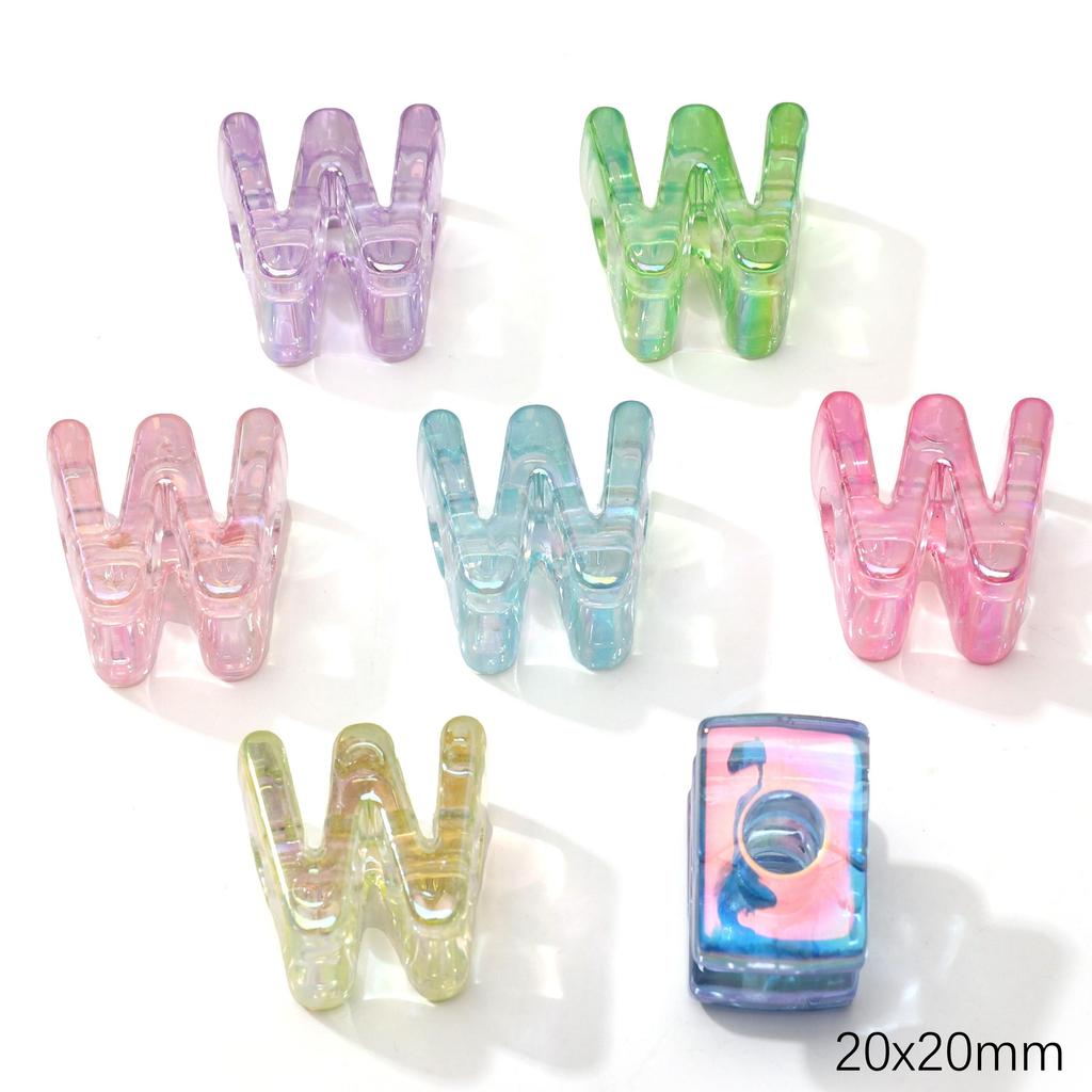 5 шт. Акриловые бусины Радуга Солнечный свет Бусина с буквой Для DIY Ожерелья Браслета Серег Изготовления Ювелирных Изделий Аксессуары для Рукоделия