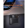 1pc car-mounted storage bag: leather car storage bag with multi-functional adhesive design, car phone bag, in-car phone holder p