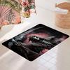 D-Dark Grim Reaper  Anime Entrance Door Mat Nordic Style Home Doormat Bathroom-Toilet Mats Bedroom Hotel Decor Mat