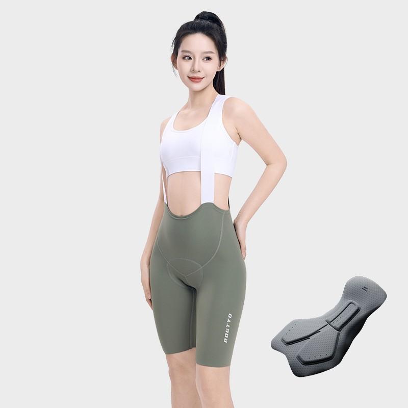 Womens High-Waist Cycling Shorts Mountain Road Bike Quick Dry Breathable Slim Fit Biking