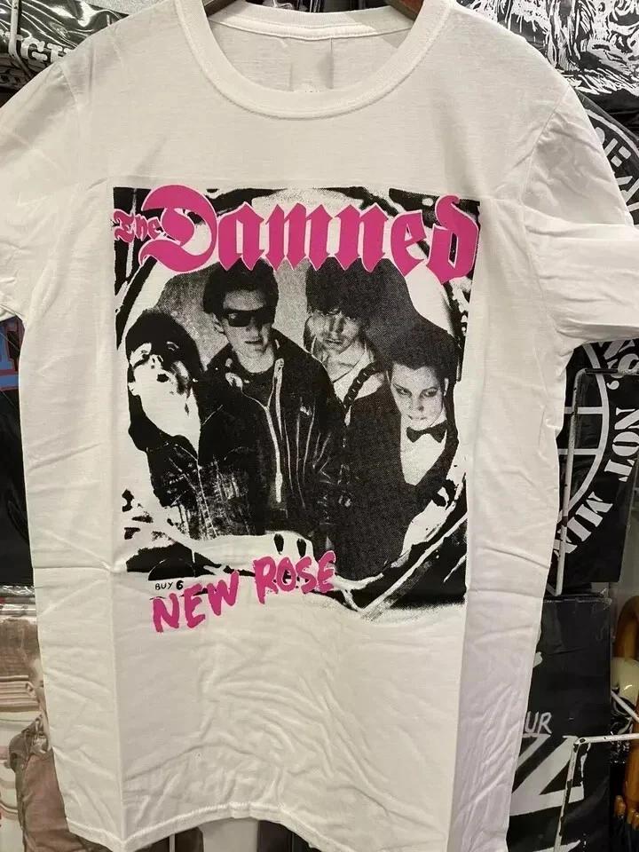 The Damned New Rose Short Sleeve T Shirt Full Size S-4XL
