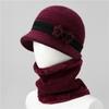 Middle-Aged And Elderly Mother Hat, Children'S Season Fleece Thermal Hat, Cold-Proof Knitted Hat For The Elderly, Old Lady Wool Hat For Women
