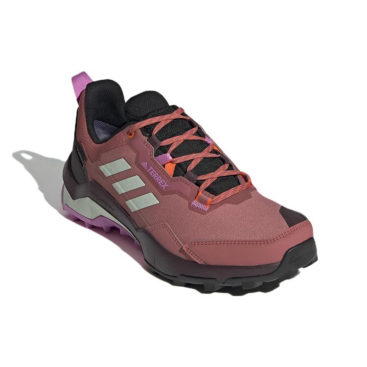 adidas Terrex AX4 GORE-TEX Wonder Red женские кроссовки льняные-зеленые-сиреневые GZ1728