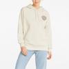 Puma Downtown Logo Print Vintage Casual Hoodie Женские толстовки Natural 535388-99
