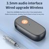 Беспроводной стерео музыкальный адаптер, совместимый с Bluetooth, 5.3-дюймовый приемник с микрофоном, 3,5-мм аудиоразъем Aux
