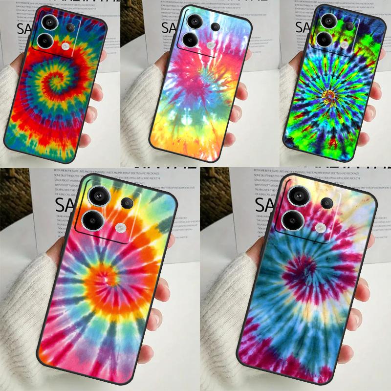 Психоделический чехол с принтом тай-дай в стиле хиппи для Xiaomi Redmi 13C 12C 10C 9C 10A Redmi Note 11 9 10 12 13 Pro 9S 10S 11S 12S