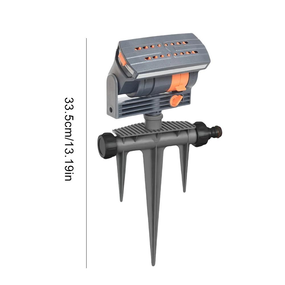 Oscillating Sprinkler Auto Lawn Swing Sprinkler 16 Nozzles Watering Irrigation System Adjustable Flow for Plants Grasses Flowers