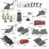 270pcs Military Model Playset Toy Soldiers Army Men Figures & Accessories Toy