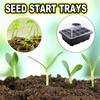 1-5pcs Plants Seed Starter Trays with Humidity Dome 12 Holes Per Tray Nursery Pots Lights For Home Plant Greenhouse Growing Pot