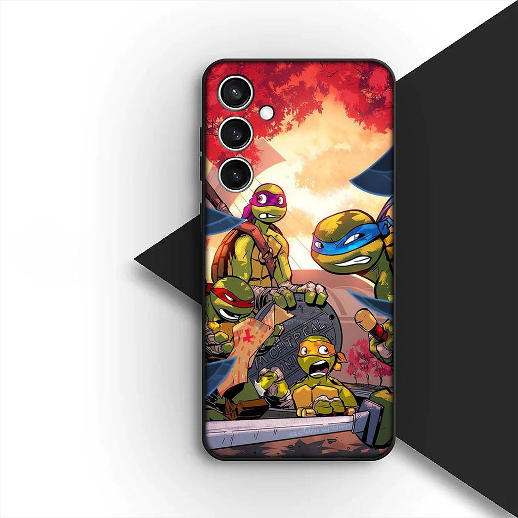 Phone Cover for Motorola Moto G86 G57 E14 E15 G14 G34 G35 G84 G24 A54 G15 Power E22 Soft Case Ninjas Anime T-Turtles Cartoon