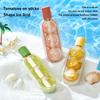 Самодельная формочка для льда, многоразовая форма для мороженого с соломинкой для семейного веселья и летних угощений