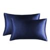 One Set Solid Color Double-sided Silk Pillowcase Mulberry Silk Ice Silk Beauty Pillowcase Single Silk Broadside Pillowcase