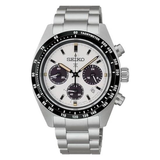 Часы Seiko PROSPEX SBDL125 SPEEDTIMER мужские наручные часы с солнечной зарядкой функция секундомера безель с тахиметром 24-часовая стрелка календарь даты оснащенный циферблат