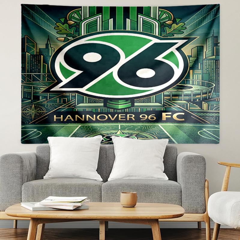 Hannover 96 Football Print Tapestry, Lightweight Wall Hanging, for Bedroom, Dorm, Living Room, Home Art Decor, Birthday Christmas Gift for Friends