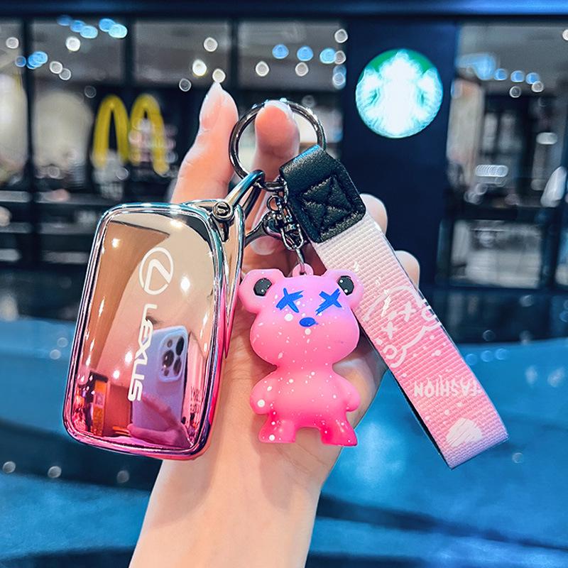 Key Case for Lexus RX300H, NX300, ES250, LX570, and ES200 Models