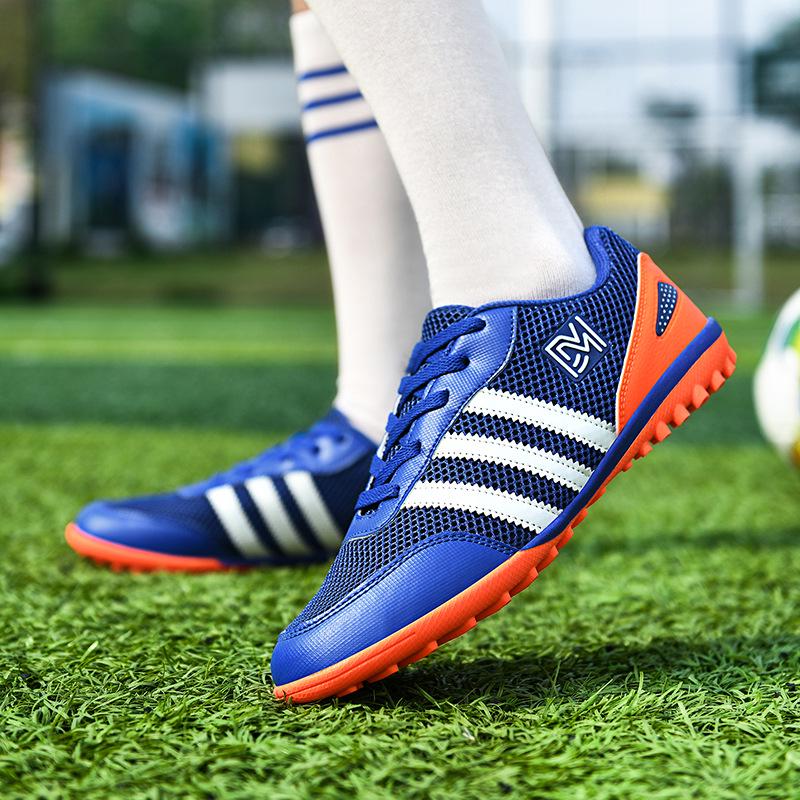 Atmungsaktive Fußballschuhe aus Mesh für Jungen (Alter 6–12) - Teenager TF Nieten-Wettbewerb