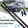 For Mercedes Benz B Class W247 ~2023 Front Rear Wiper Blades Brushes Window Windshield Windscreen Cleaning Car