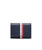 Lacoste Official Tricolor Print Leather Wallet NH1661KP02100 Tri-fold