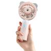 Портативный вентилятор с распылителем  Регулировка 3 скоростей  Ручной увлажняющий вентилятор 1200 мАч USB  Перезаряжаемый   Подходит для  Использования на открытом воздухе