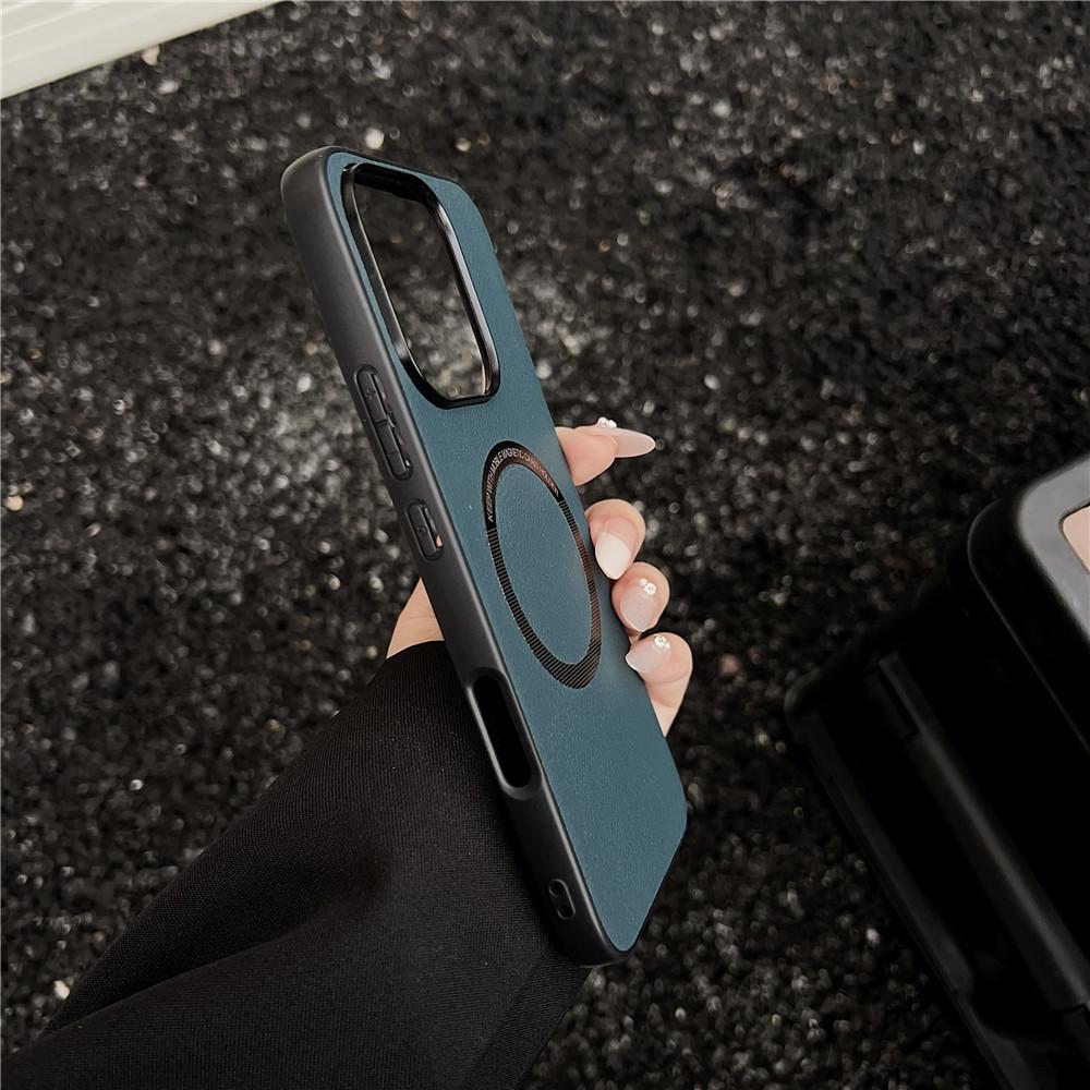 PU Leather Wireless Charging For Magnetic Case For Honor 400 Lite Honor400Lite G Soft Back Cover