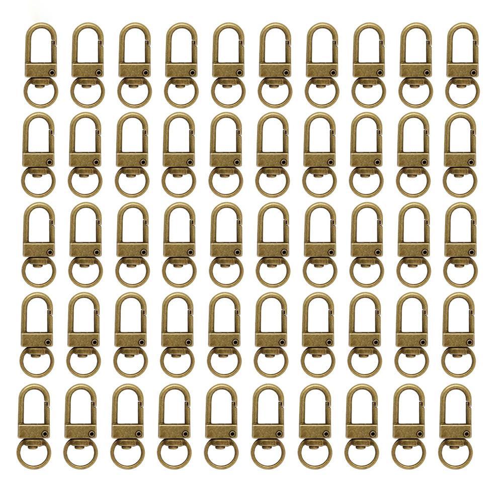 3cm Alloy Latch Handbag Hardware: Electroplated Door-Type Buckle Hook & Keychain