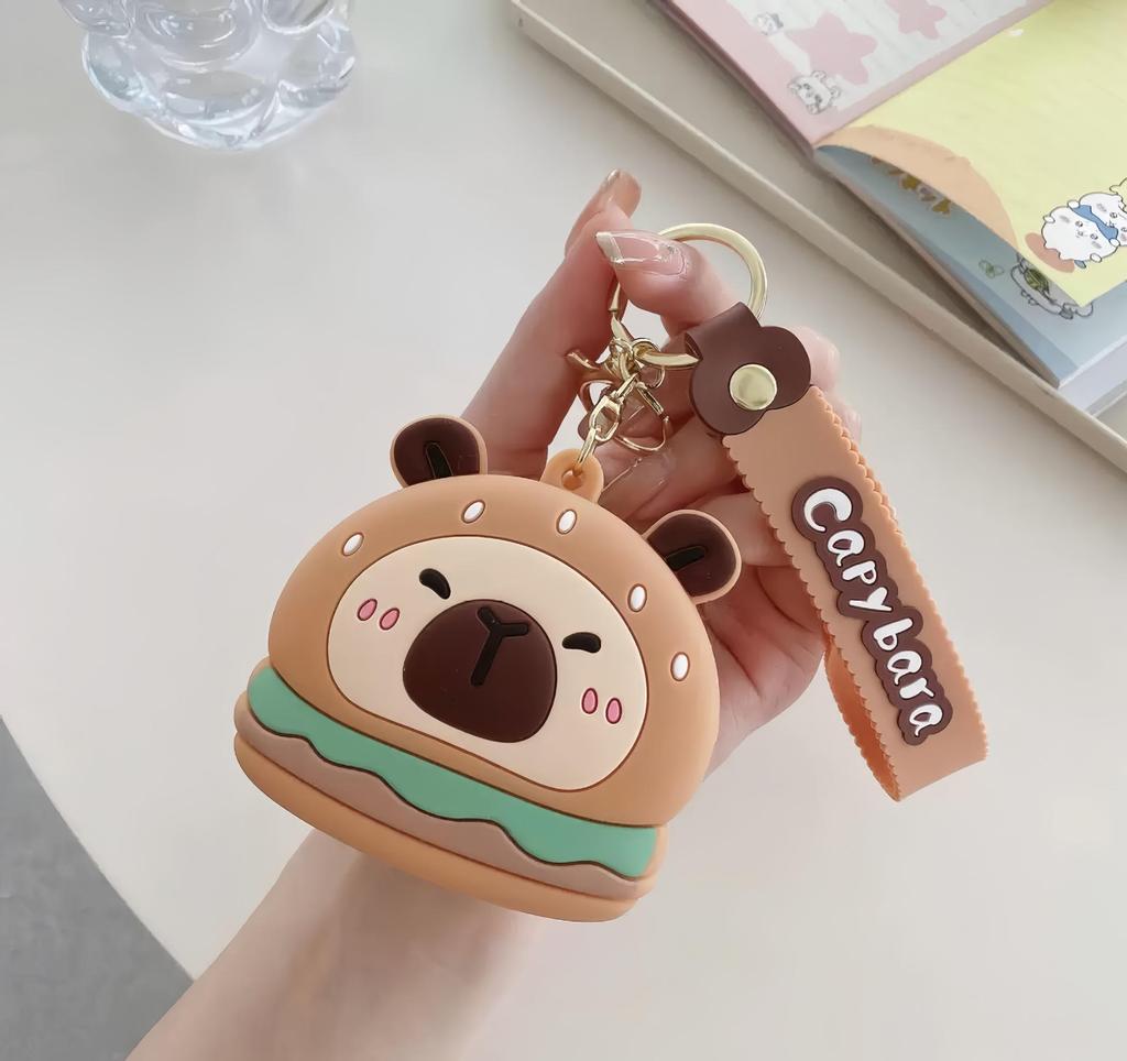 Adorable Capybara Silicone Coin Purse - Cute Cartoon Design for Kids
