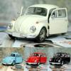 UK Vintage Beetle Diecast Pull Back Car Model Toy Children Gift Table Top Decor