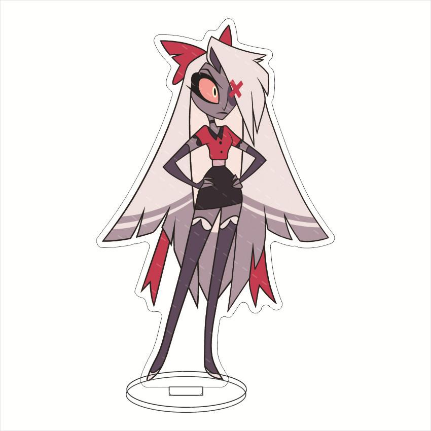Аниме Hazbin Hotel Чарли Морнингстар Косплей Стенд Акриловые Фигурки Вагги Настольный Стоячий Знак Модель Декор Подарки на День Рождения