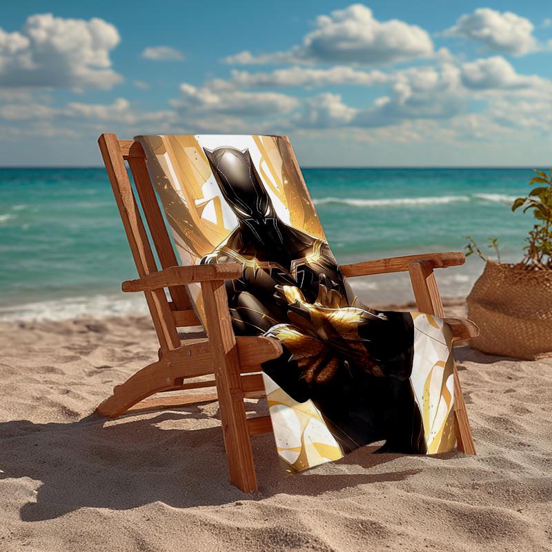 Ultra-Soft Beach Towel with Wolverine Theme,Ideal for Pool - Camping, Diving - Perfect Travel Essential, Vibrant Beach Towel.