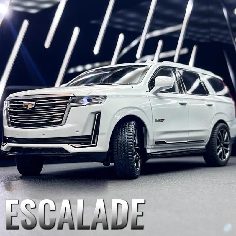 Масштаб 1/24 Cadillac Escalade Внедорожник Сплав Литье под давлением Модель Игрушка с инерционным механизмом Подарок Друзьям Коллекция Хобби Декоративный Прекрасный Подарок