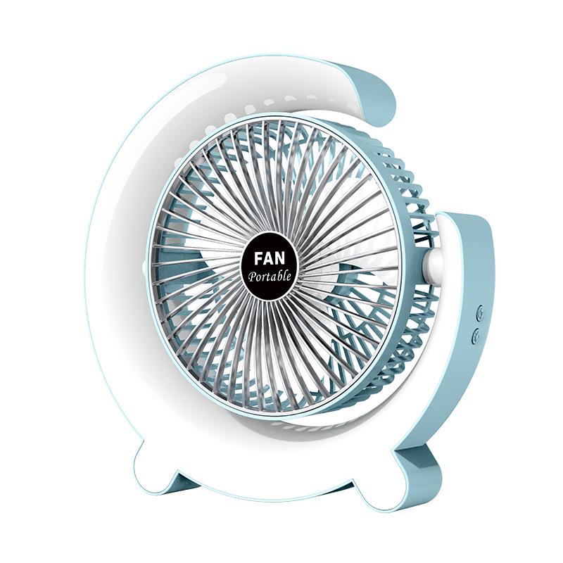 USB Rechargeable Desk & Clip Fan for Home, Office, Dorm – Compact Air Circulator