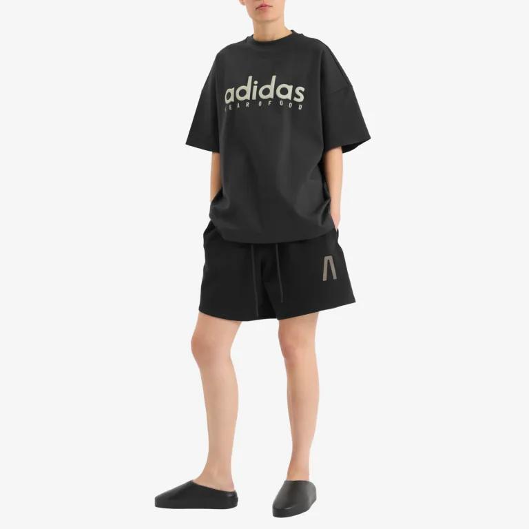 adidas X Fear Of God Athletics Коллаборация SS25 Удобные Универсальные Простые Однотонные Спортивные Шорты Мужские Шорты KA4569