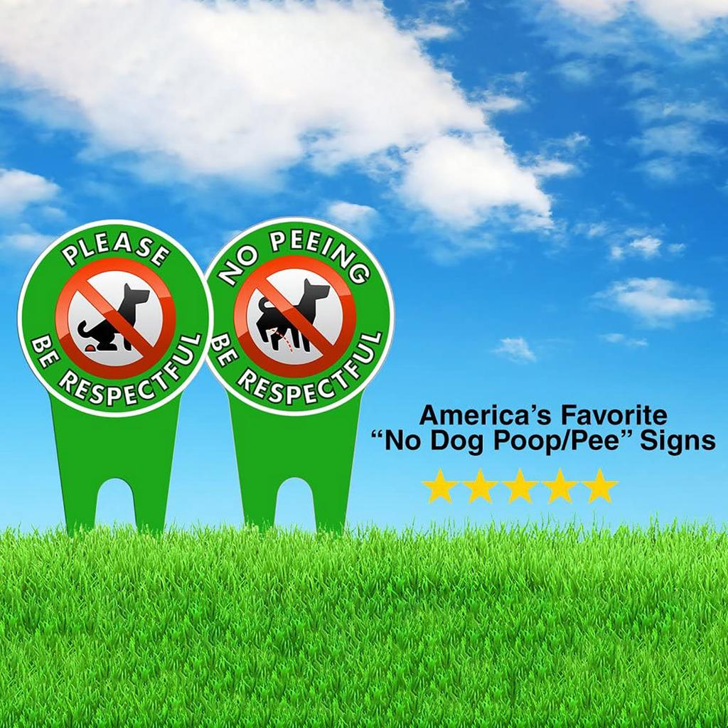 Signs Authority No Pee Dog Signs, Stop Dogs From Peeing On Your , Sign Politely Reads Please Be Respectful, Your Property