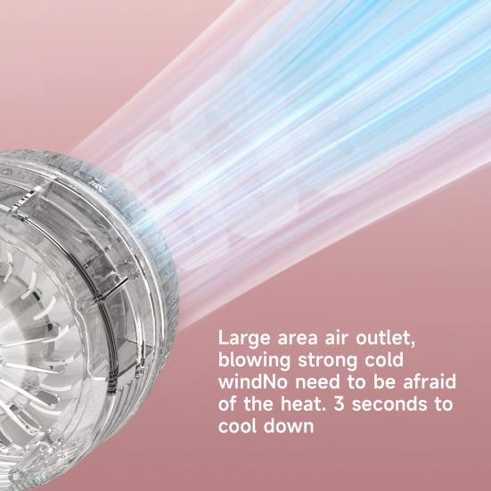 Подвесной вентилятор для шеи без помощи рук, регулируемый на 360 градусов 3-скоростной малошумный перезаряжаемый мини персональный вентилятор для шеи