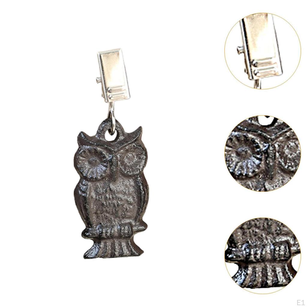 4Pcs Owl Tablecloth Weights Clips on Multifunctional Premium Iron Table Covers