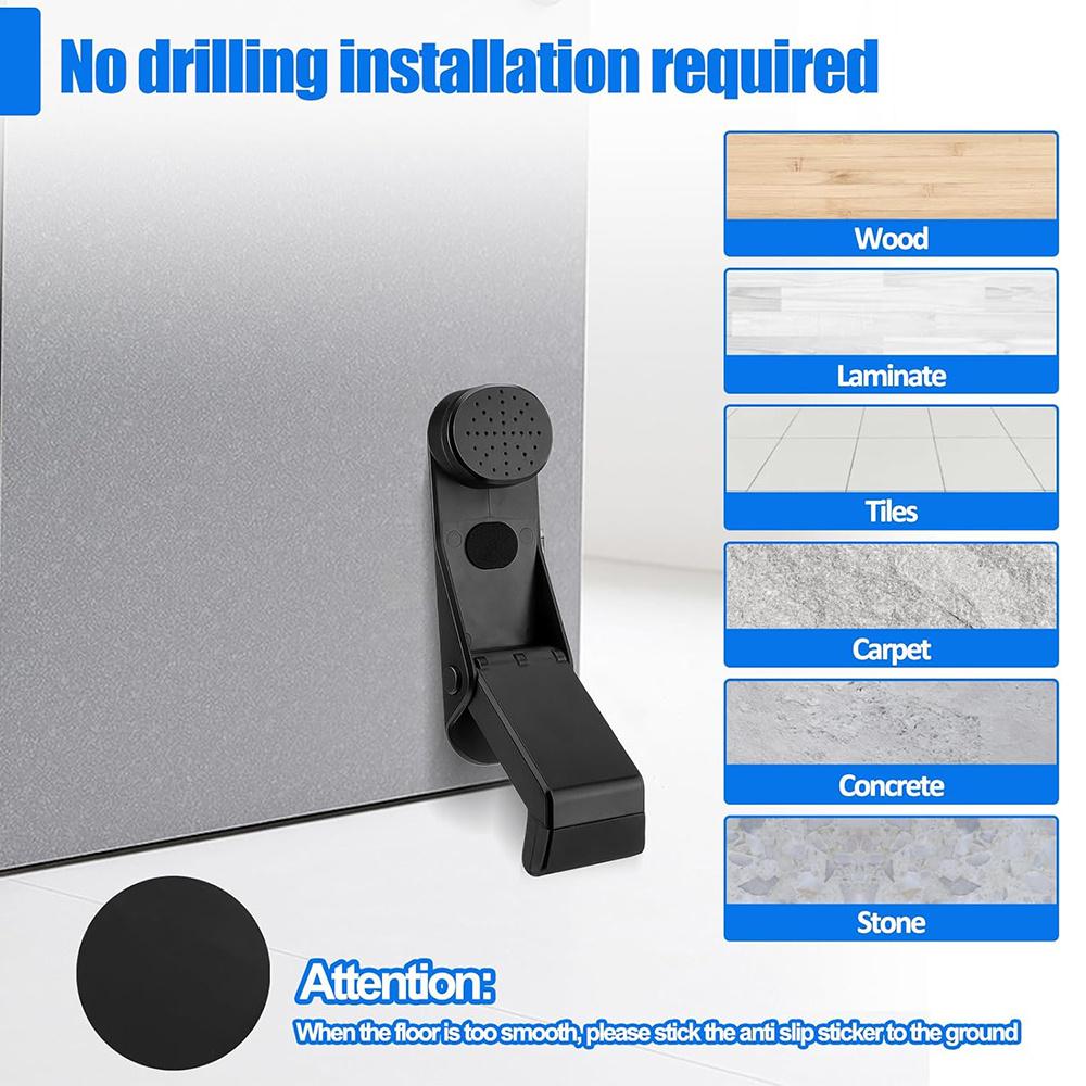 Дверной упор, Бесшумный дверной стопор, Ветрозащита для нижней части двери, Магнитный дверной стопор, Легко установить