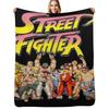 Плед Street Fighter (ретро-игра) из искусственного меха, мягкий и теплый, для кровати