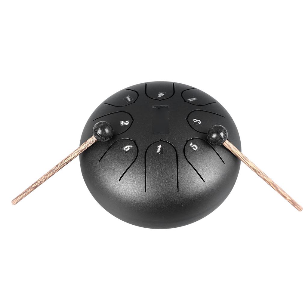 Язычковый барабан 6 дюймов 8 тонов из нержавеющей стали, беззаботный барабан пустого духа для выступлений, медитации