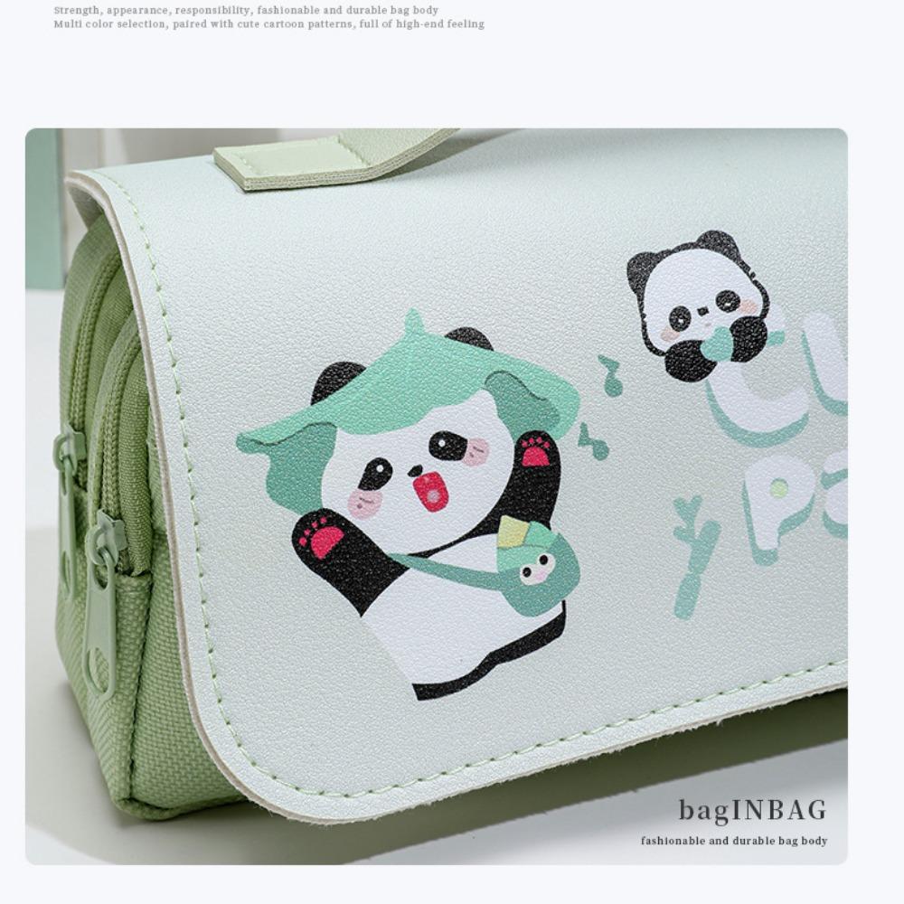 Пенал-книжка для переноски, пенал для ученика начальной школы, высококачественный, устойчивый к грязи, большой емкости, многослойный пенал