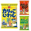 Ichimasa Karikko 3 вида закусок, набор из 12 пакетов, по одному пакету в каждом из Wakame, питательная функциональная еда, сладости, закуски, рисовые крекеры (4 сардины, креветки,