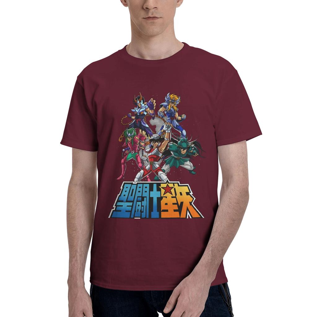 Knights of The Zodiac Unisexs TShirt Clothes Saint Seiya Funny Tee Shirt Short Sleeve Fugees