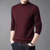 Мужской зимний свитер Ordos Cashmere, толстый, с полувысоким воротником - Для среднего возраста, можно стирать в машине.