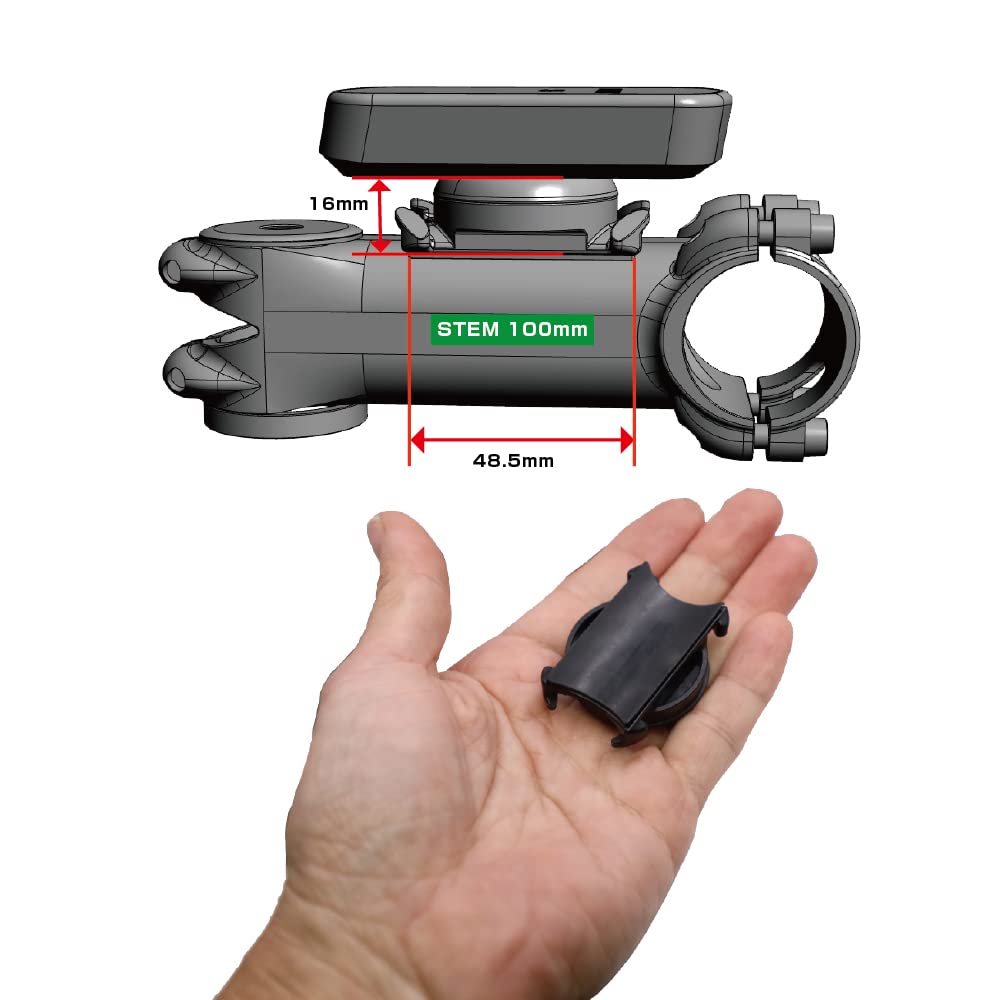 Reckmount Mount for Bryton Rider Series Cycle Computers Compatible with Bryton Rider O-ring [O-ring-BRY] 860/750/530/S500/450/420/410/330/310/15/10,