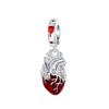 Original 925 Silver Panda Praying Angel Charm Bead CZ Zircon Evil Eye Pendant Gift Fit Bracelet Jewelry DIY Marking